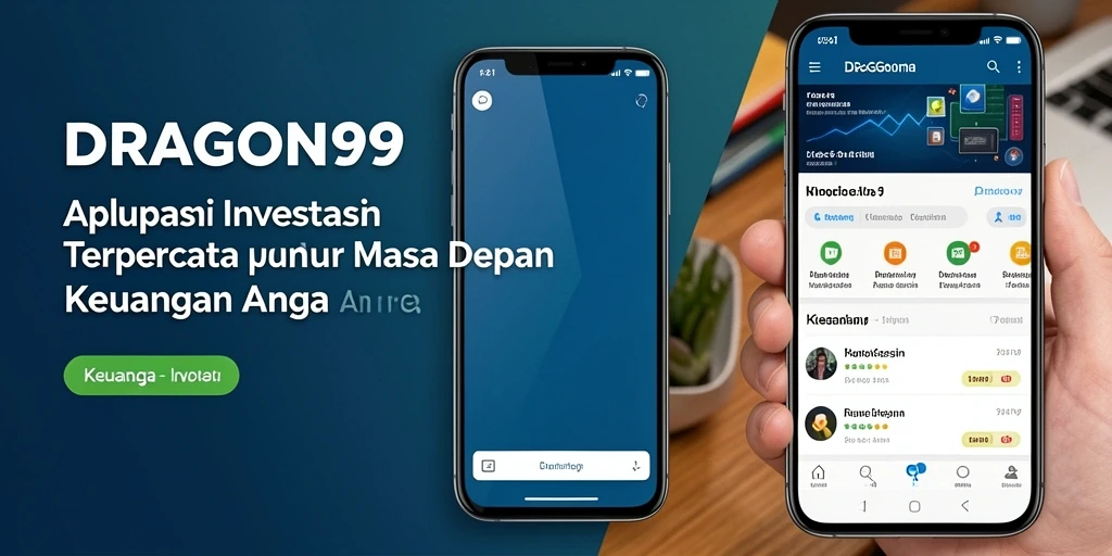 Antarmuka DRAGON99 menampilkan fungsi Investasi yang user-friendly.