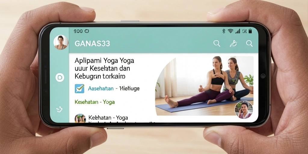 Antarmuka GANAS33 yang menampilkan berbagai pose Yoga dengan jelas.