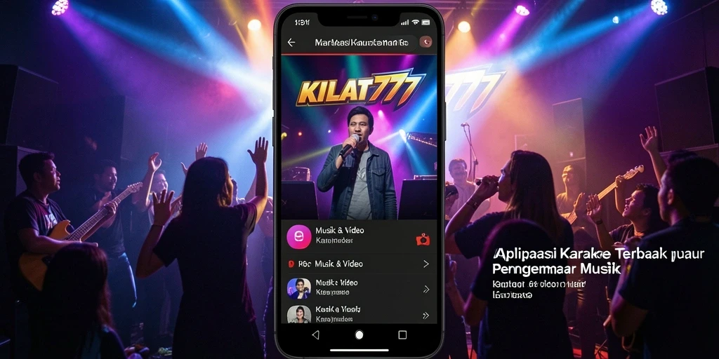 Antarmuka KILAT777 yang menarik untuk pengalaman karaoke optimal.