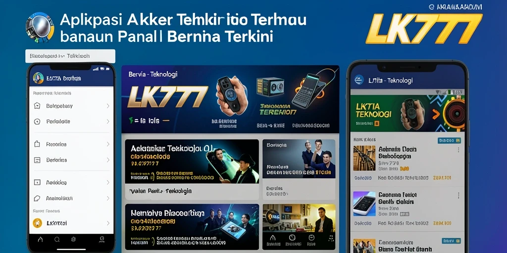 Tampilan antarmuka LK777 yang menarik dan fungsional untuk berita teknologi.