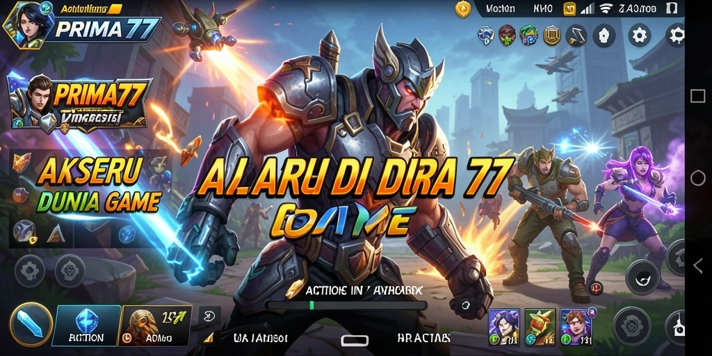 Antarmuka PRIMA77 dengan grafis menawan dan gameplay yang seru.
